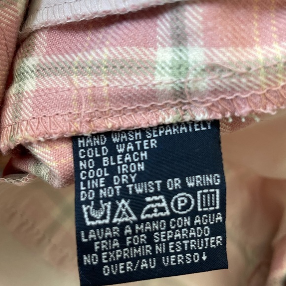 Lo sports Vintage Plaid High Waisted Pleated Bermuda Shorts size 10 - Picture 7 of 9